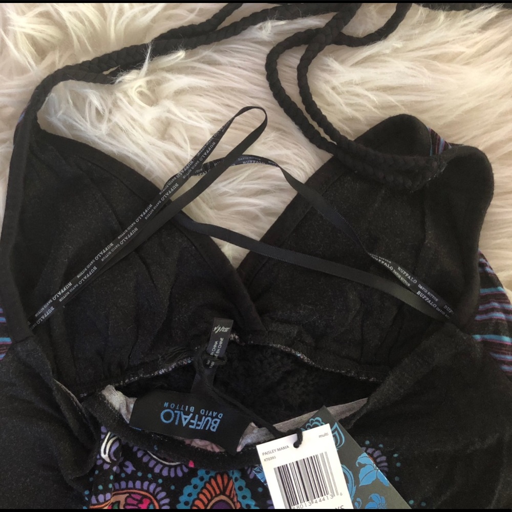 BUFFALO DAVID BITTON Paisley Boho Halter Top, XS - Picture 7 of 8